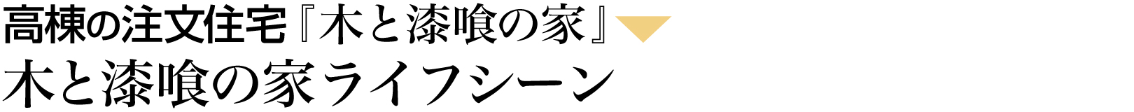 木と漆喰の家ライフシーン